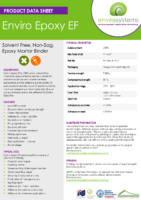 Enviro Epoxy EF – Product Data Sheet