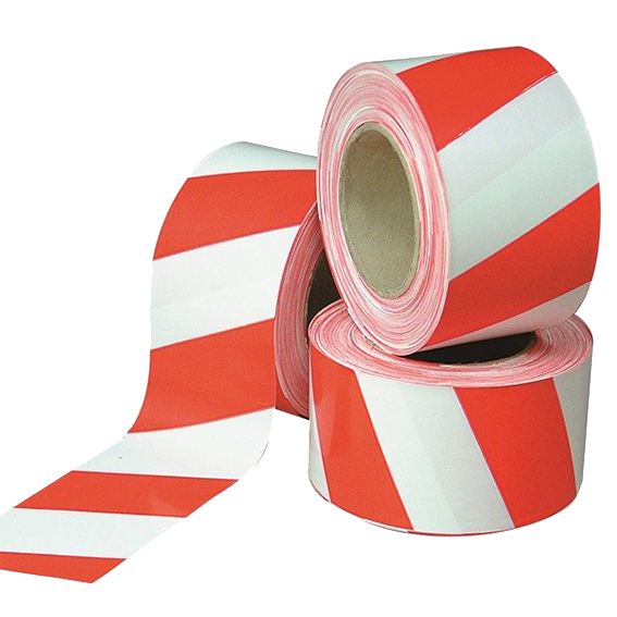 Red White Safety Tape