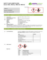 Enviro 700x, GC, VG, SL- SDS – Dec 2024 -V9