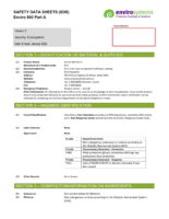 Enviro Prime 900 Part A – SDS – Jan 2025-V5