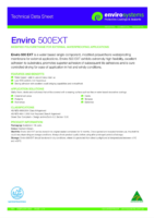 TDS Enviro 500EXT R01 2025 – Product Data Sheet